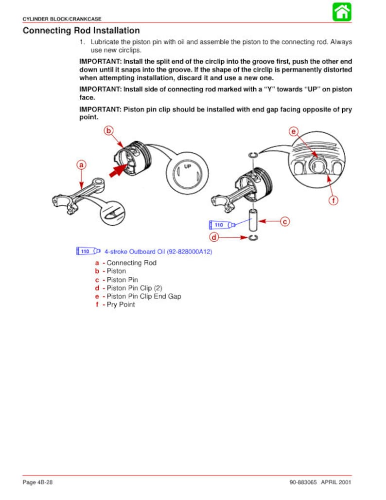 Mercury Mariner 40 45 50 Outboard Service Manual service manual preview page 8