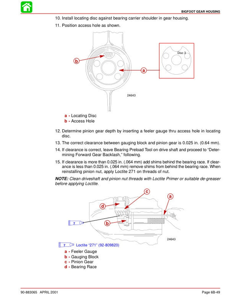 Mercury Mariner 40 45 50 Outboard Service Manual service manual preview page 6