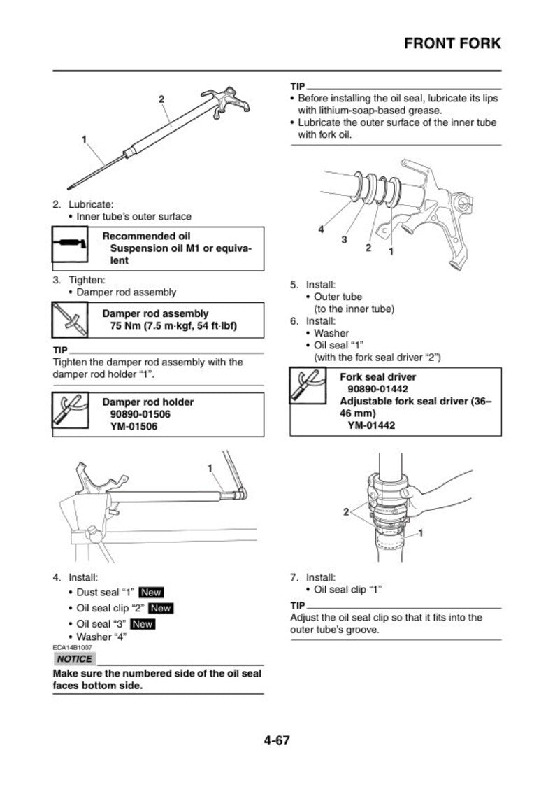 Yamaha YZF-R1 Service Manual service manual preview page 7