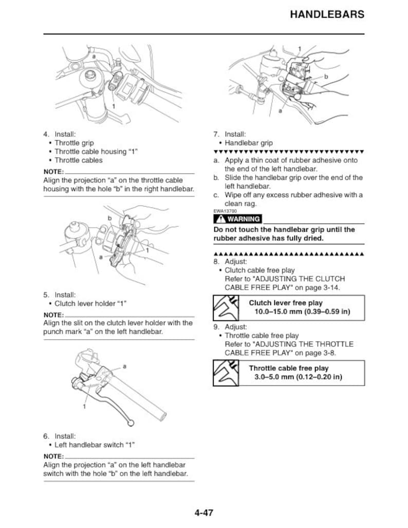 Yamaha YZF-R1 Service Manual service manual preview page 6