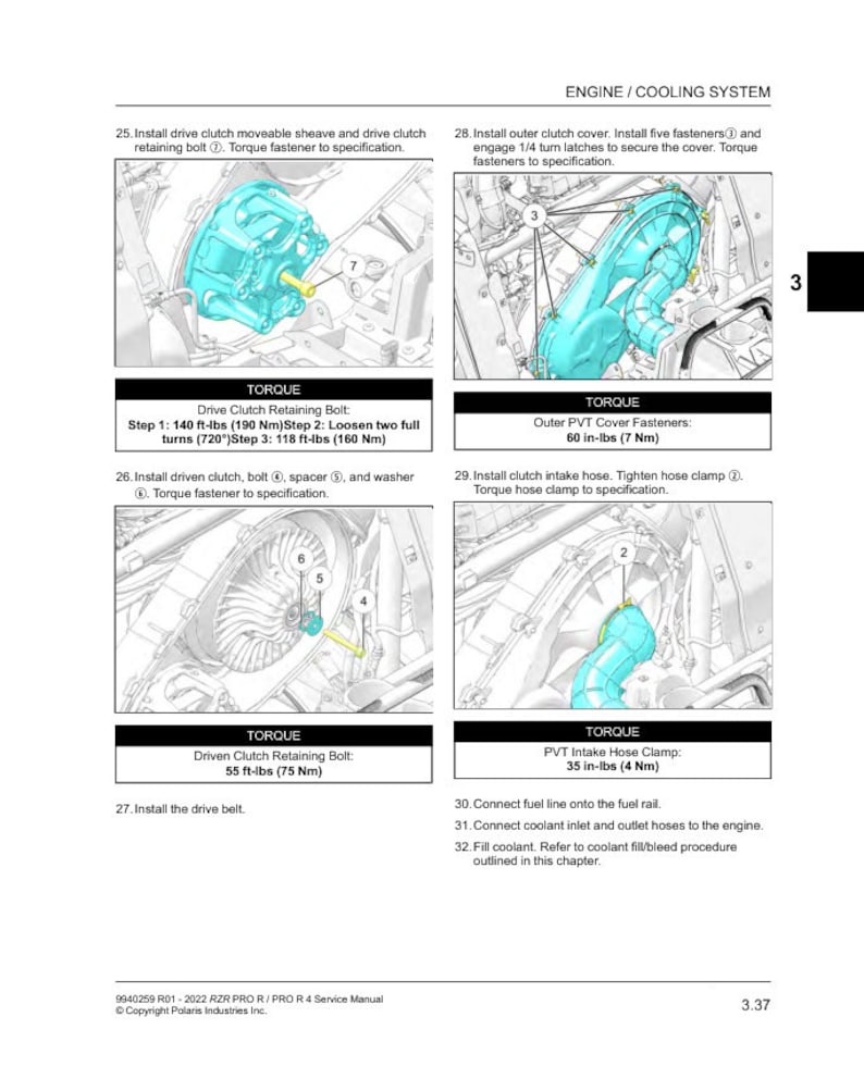 Polaris RZR Pro R Service Manual service manual preview page 7