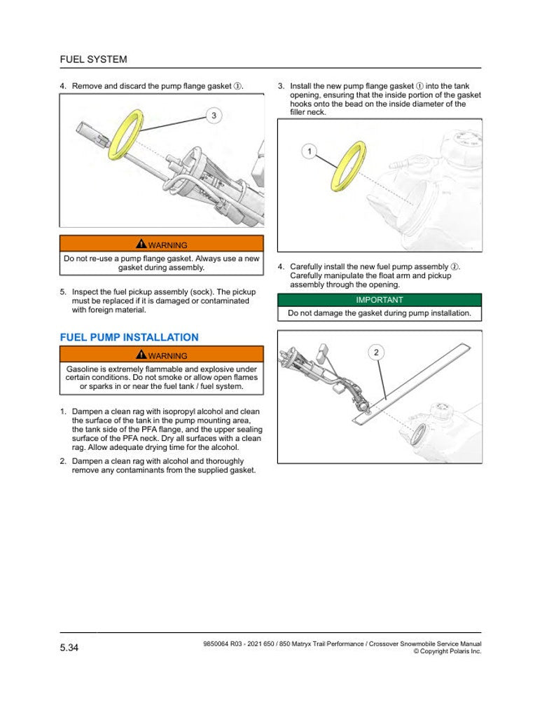 2021-2025 Polaris MATRYX Indy Switchback XCR 650 850 Service Manual service manual preview page 11