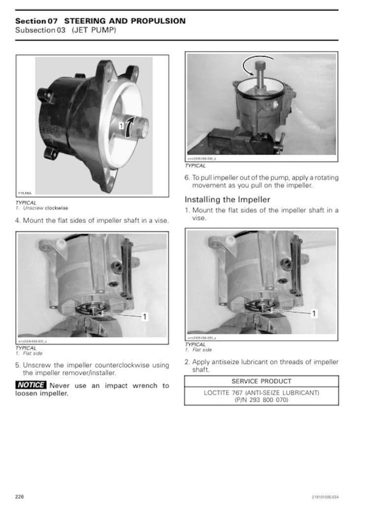Seadoo GTI GTR Service Manual service manual preview page 9