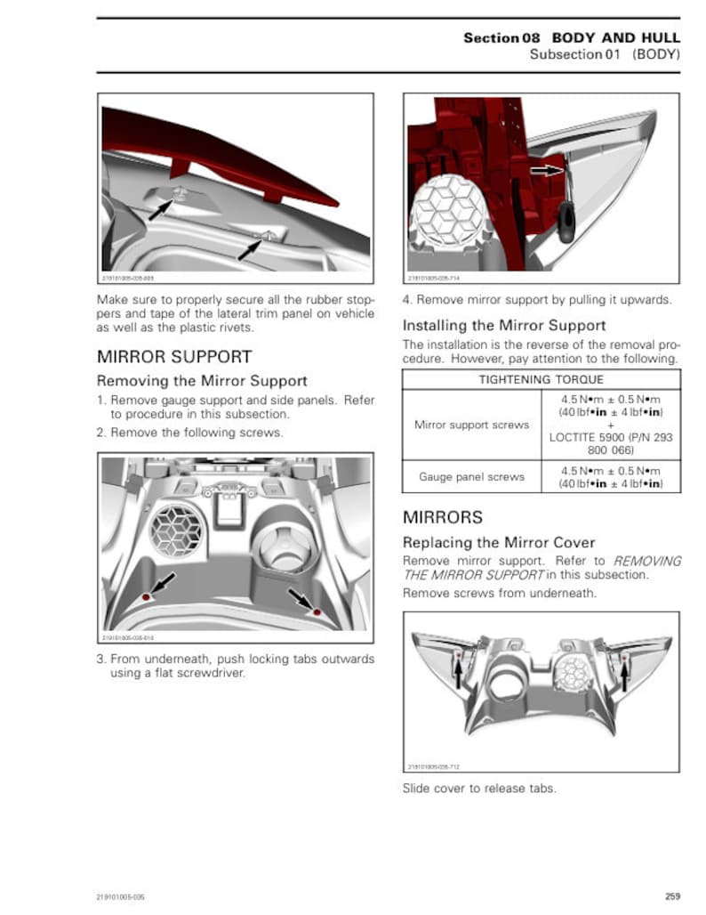 Seadoo GTI GTR Service Manual service manual preview page 10