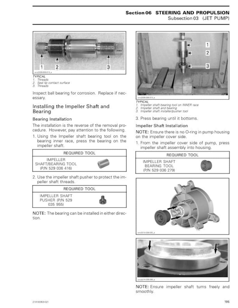Seadoo Spark Service Manual service manual preview page 9