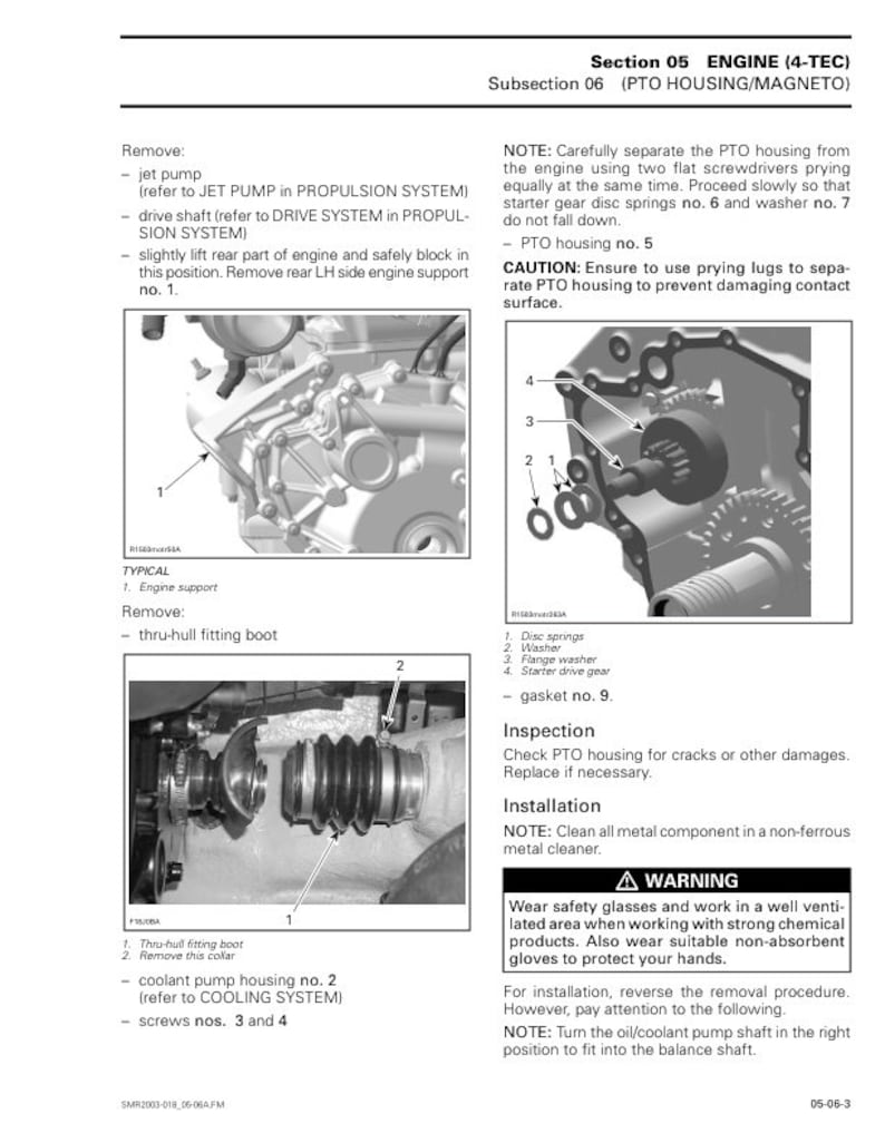 Seadoo GTX GTI GSX Service Manual service manual preview page 2