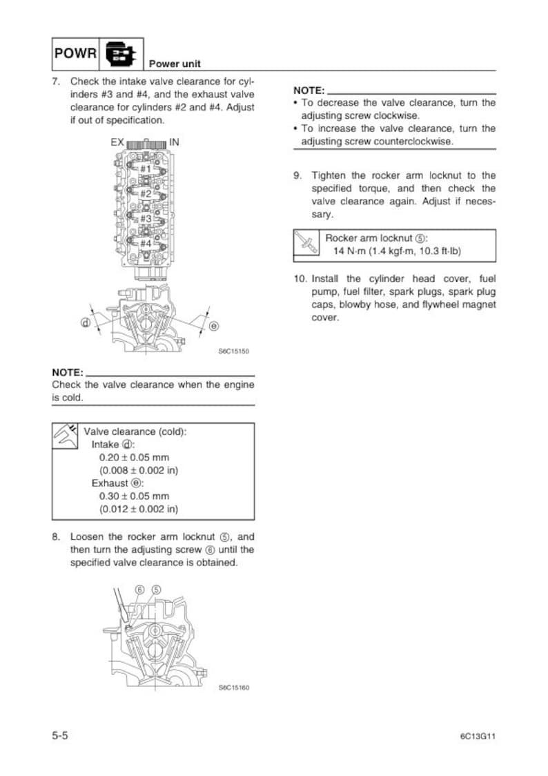 Yamaha F50F FT50G F60C FT60D Outboard Service Repair Manual service manual preview page 6