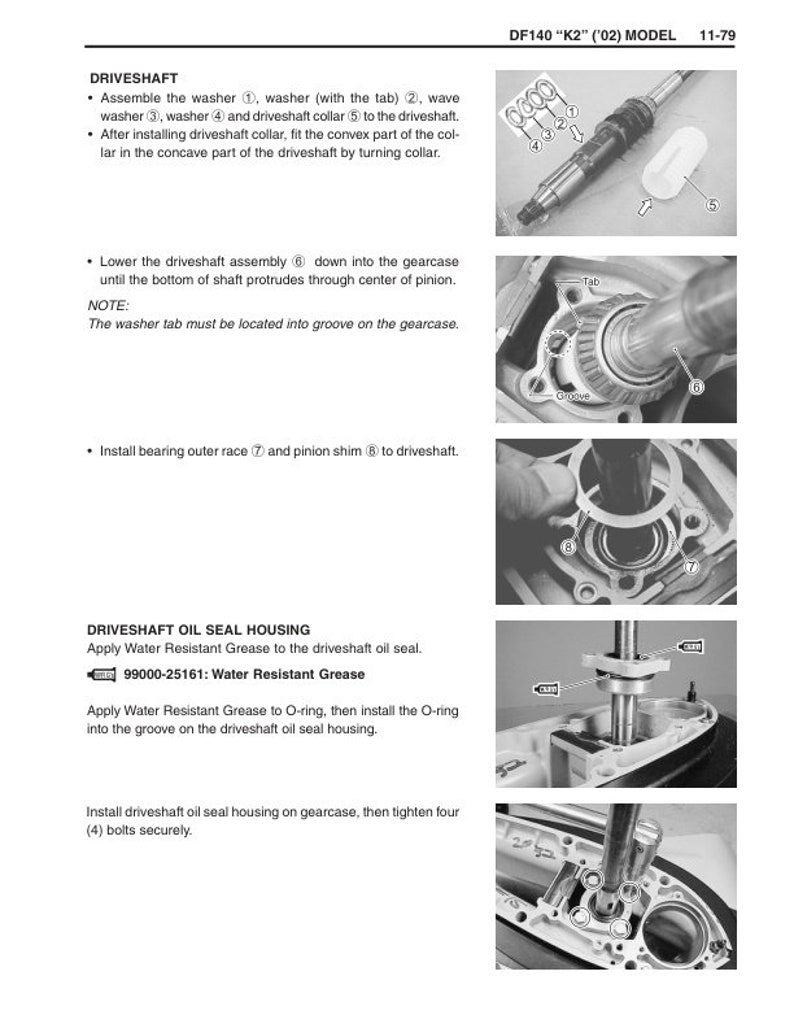 Suzuki DF90 DF100 DF115 DF140 Service Manual service manual preview page 5
