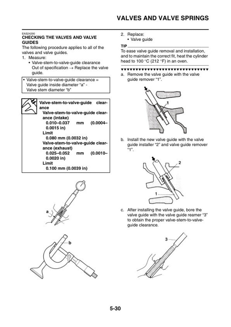 Yamaha YZF-R1 Service Manual service manual preview page 8