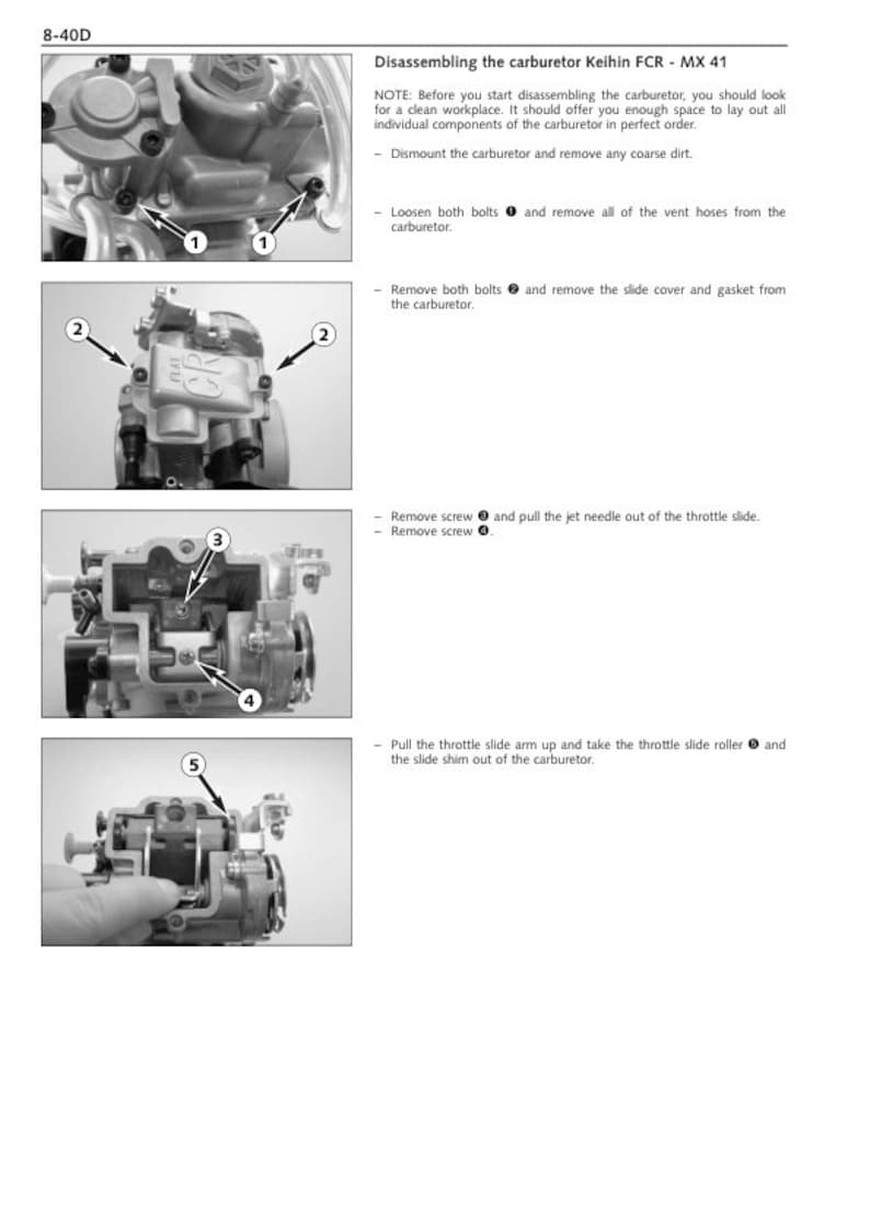 KTM 400 520 620 640 660 LC4 Engine Service Manual service manual preview page 7