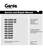 Genie Scissor Lift Service Repair Manual service manual preview page 2