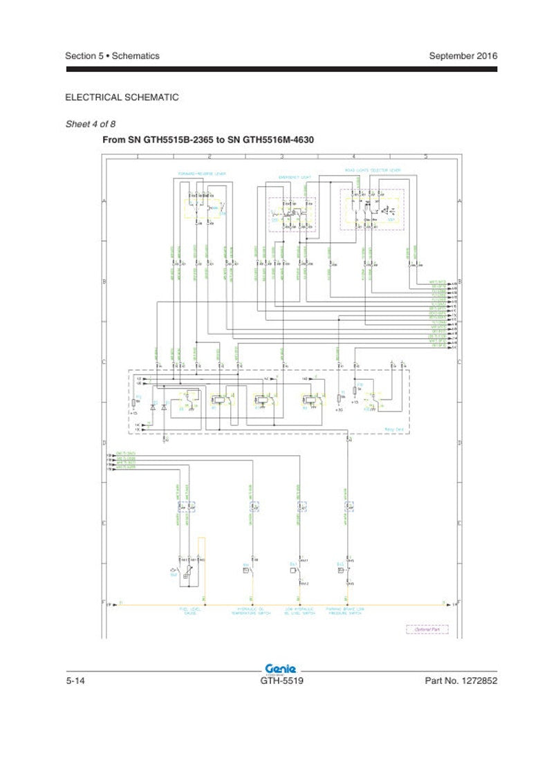 Genie GTH5519 Telehandler Service Manual service manual preview page 2