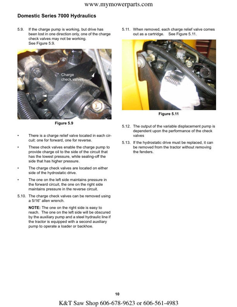Cub Cadet Domestic 7000 Tractor Service Manual service manual preview page 5