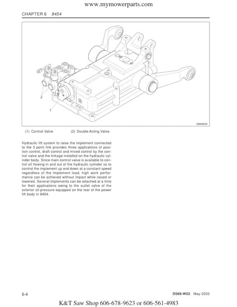 Cub Cadet 8454 Tractor Service Manual service manual preview page 8