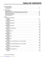 Toro LX 420 Lawn Tractor Service Manual service manual preview page 3