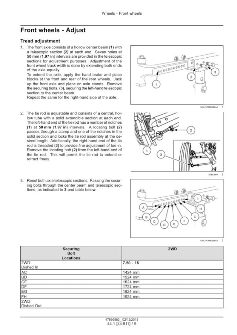 New Holland Workmaster 50 60 70 Tractor Service Manual service manual preview page 8