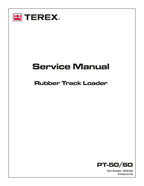 Terex PT 50 60 Rubber Track Loader Service Manual service manual preview page 2