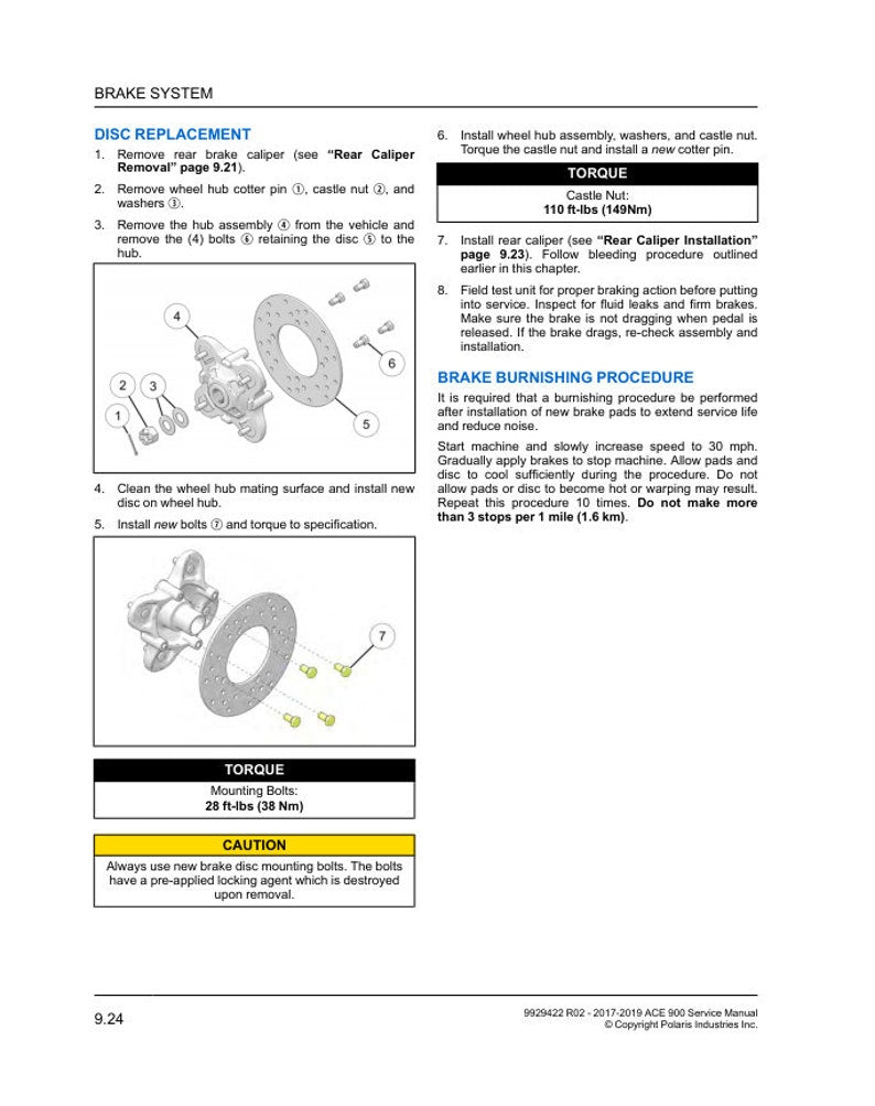 Polaris ACE 900 Service Manual service manual preview page 7