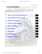 Arctic Cat Prowler HDX Service Manual service manual preview page 2