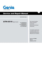 Genie GTH5519 Telehandler Service Manual service manual preview page 4