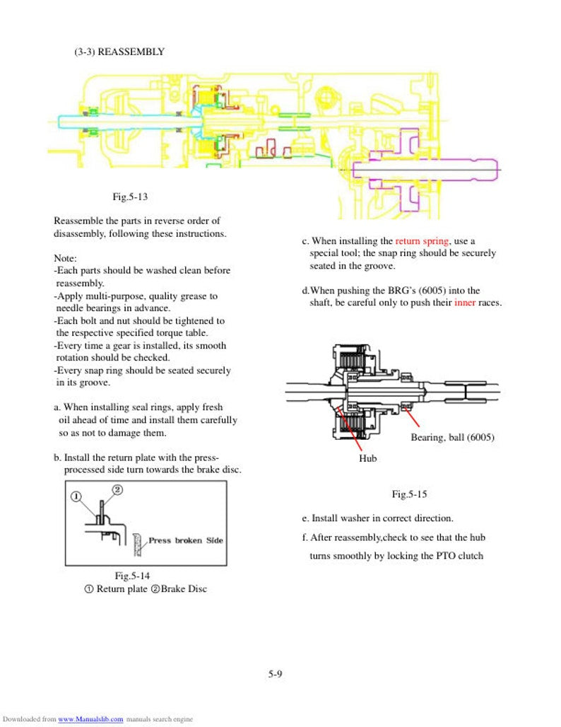 TYM T 233 273 Tractor Service Repair Manual service manual preview page 3