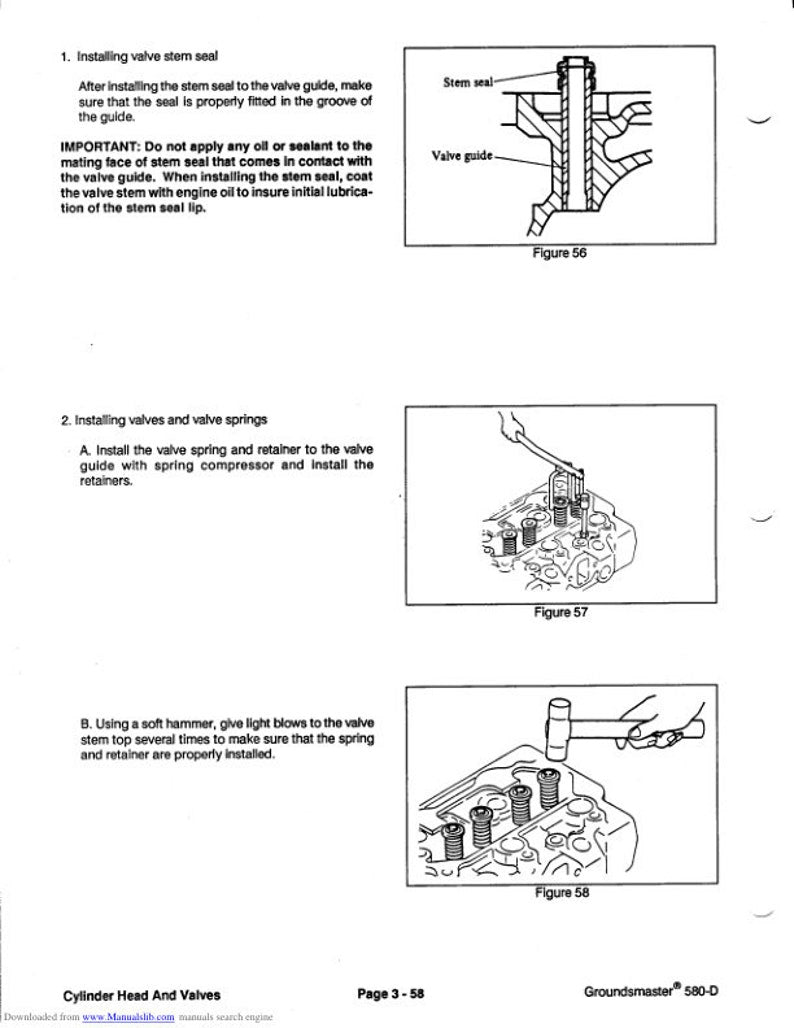 Toro Groundsmaster 580 D Mower Service Manual service manual preview page 6