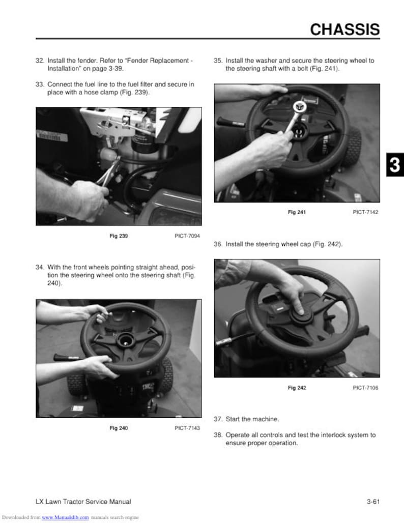 Toro LX 420 Lawn Tractor Service Manual service manual preview page 6