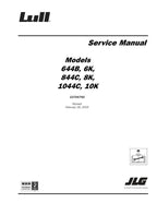 JLG Lull 644B 844C 1044C Telehandler Service Manual service manual preview page 2