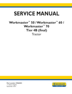 New Holland Workmaster 50 60 70 Tractor Service Manual service manual preview page 2