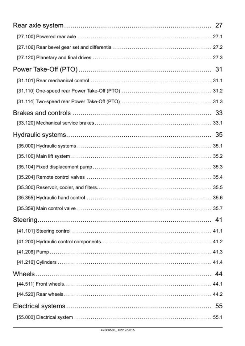 New Holland Workmaster 50 60 70 Tractor Service Manual service manual preview page 7