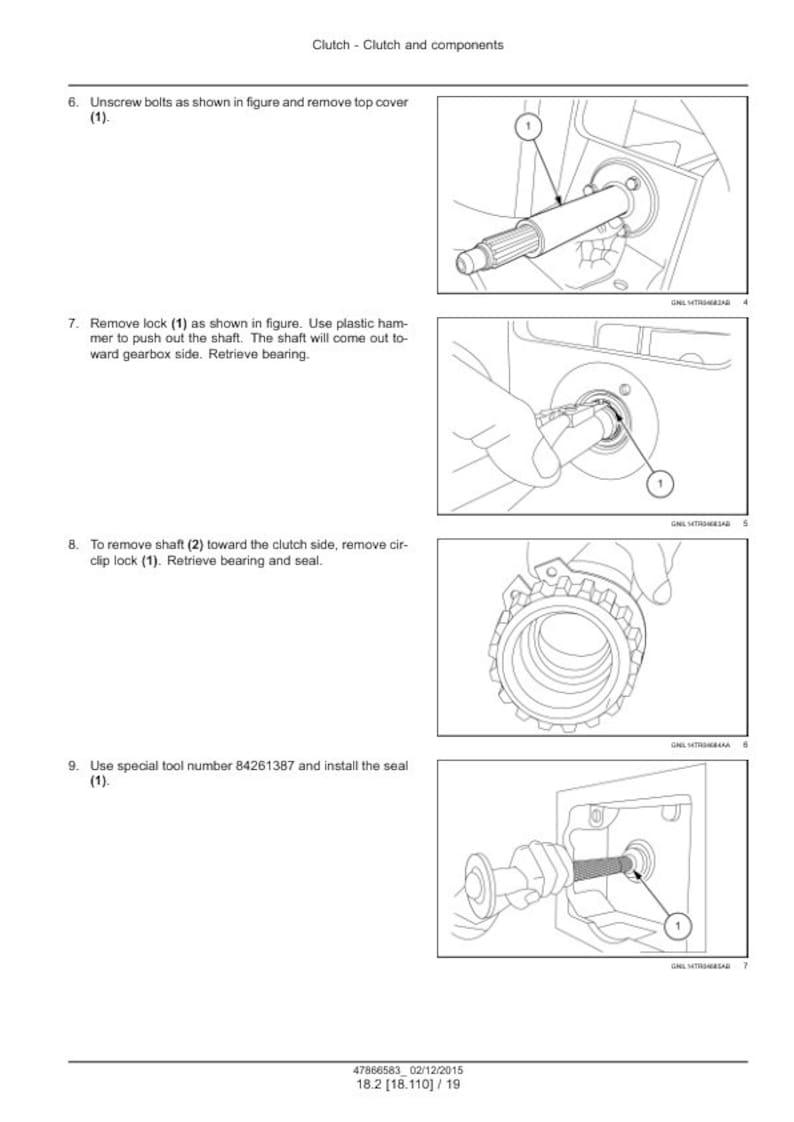 New Holland Workmaster 50 60 70 Tractor Service Manual service manual preview page 10