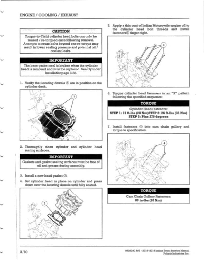 Indian Scout / Sixty / Bobber Service Manual service manual preview page 6