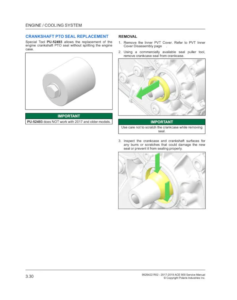 Polaris ACE 900 Service Manual service manual preview page 5