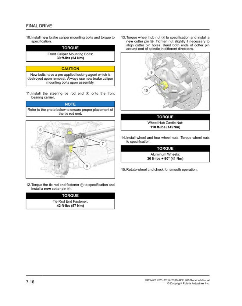 Polaris ACE 900 Service Manual service manual preview page 6