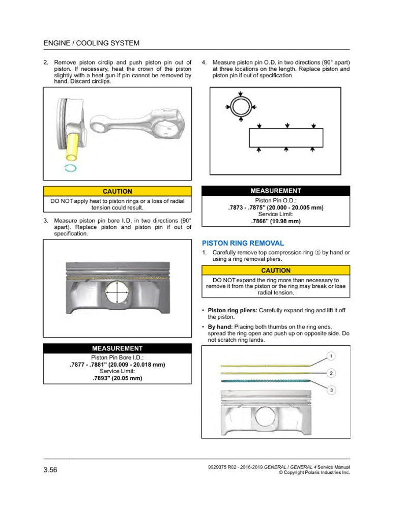 Polaris General 1000 Service Manual service manual preview page 5