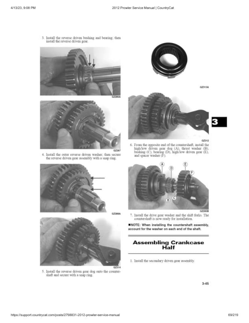 Arctic Cat Prowler HDX Service Manual service manual preview page 3