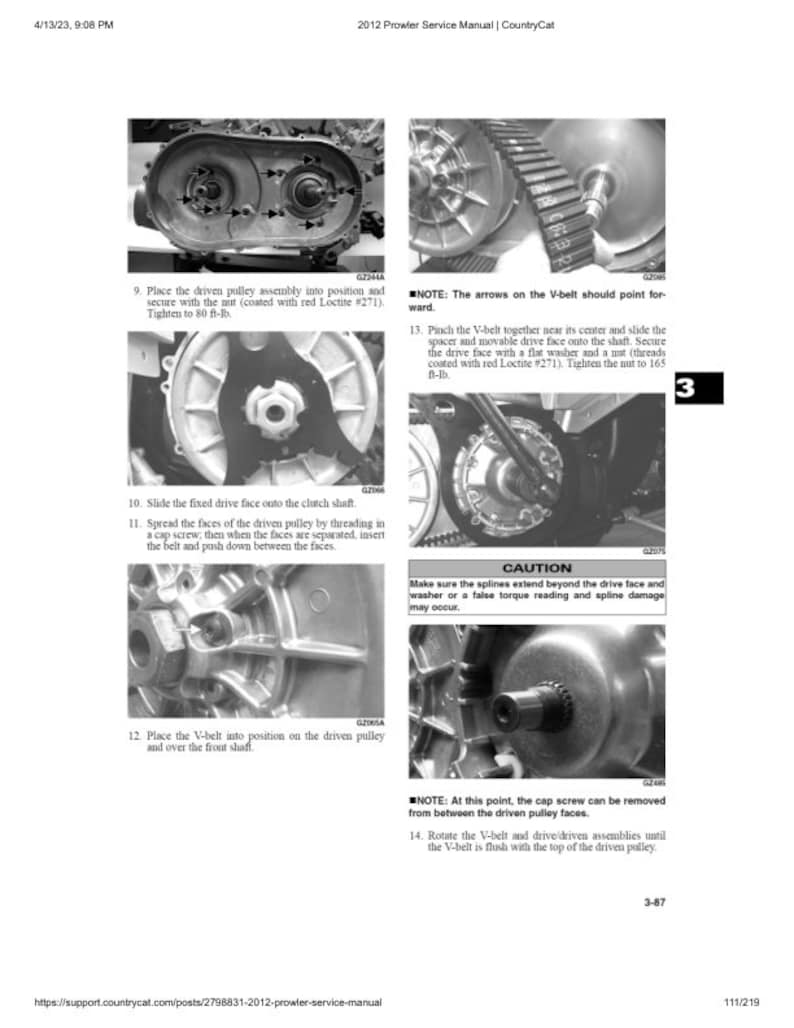 Arctic Cat Prowler HDX Service Manual service manual preview page 4