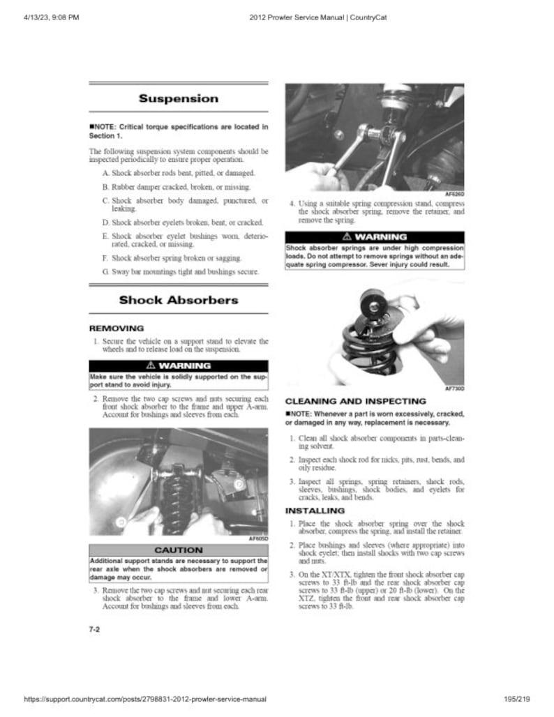 Arctic Cat Prowler HDX Service Manual service manual preview page 9
