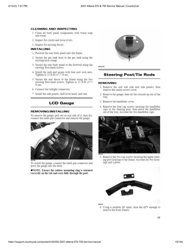 2021-2025 Arctic Cat Alterra 570 700 Service Manual service manual preview page 5