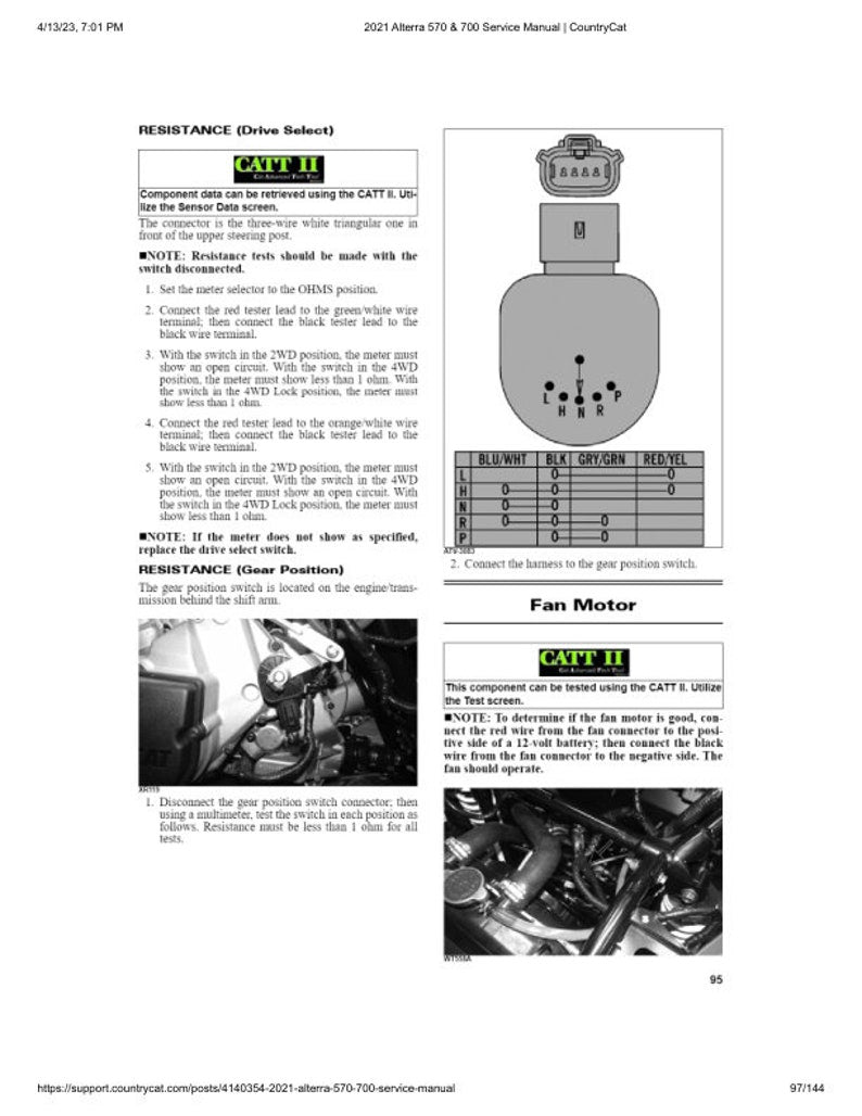 2021-2025 Arctic Cat Alterra 570 700 Service Manual service manual preview page 9