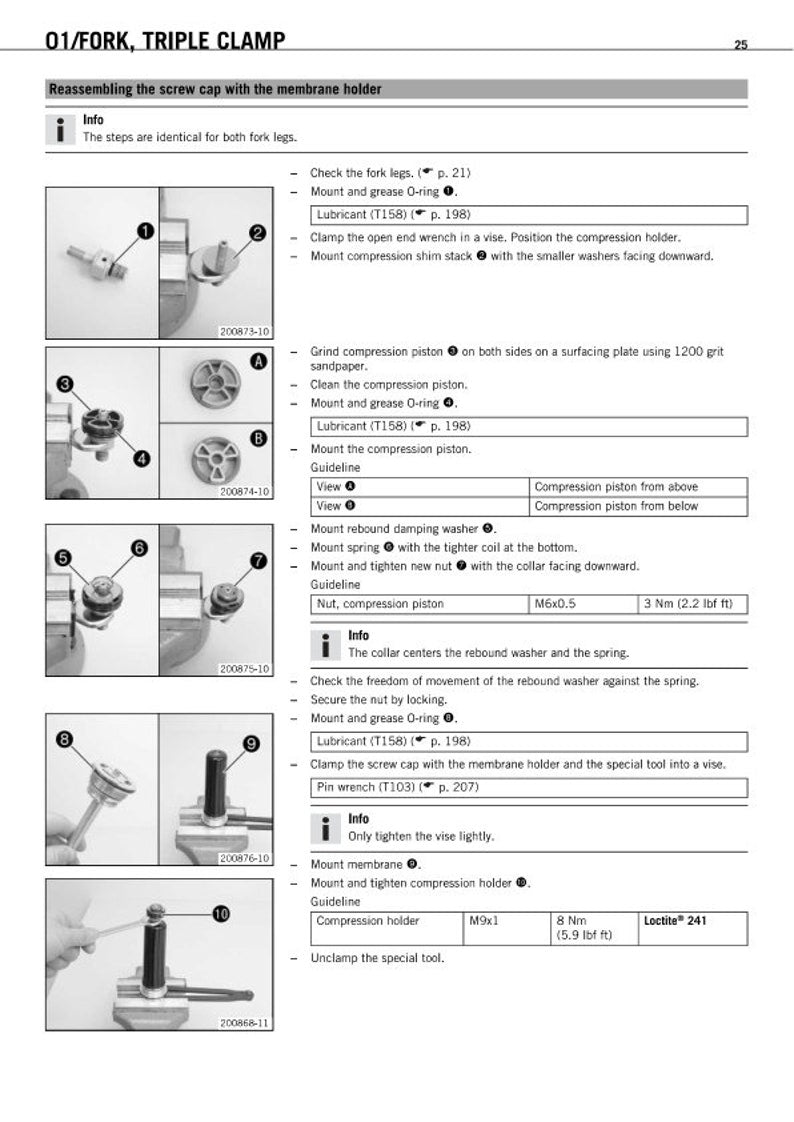 KTM SXF 350 Service Manual service manual preview page 6