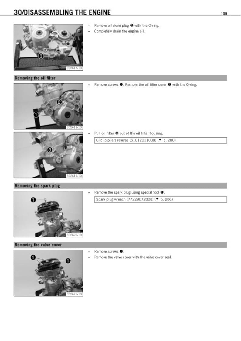 KTM SXF 350 Service Manual service manual preview page 10