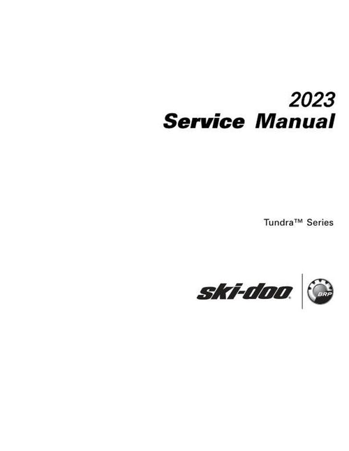 2023 Skidoo Tundra 600 900 Service Manual service manual preview page 2
