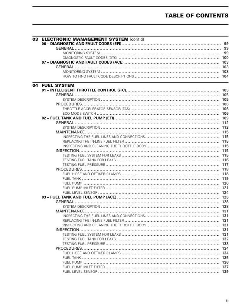 2023 Skidoo Tundra 600 900 Service Manual service manual preview page 5