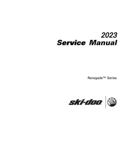 2023 Skidoo Renegade 600 850 900 Service Manual service manual preview page 2