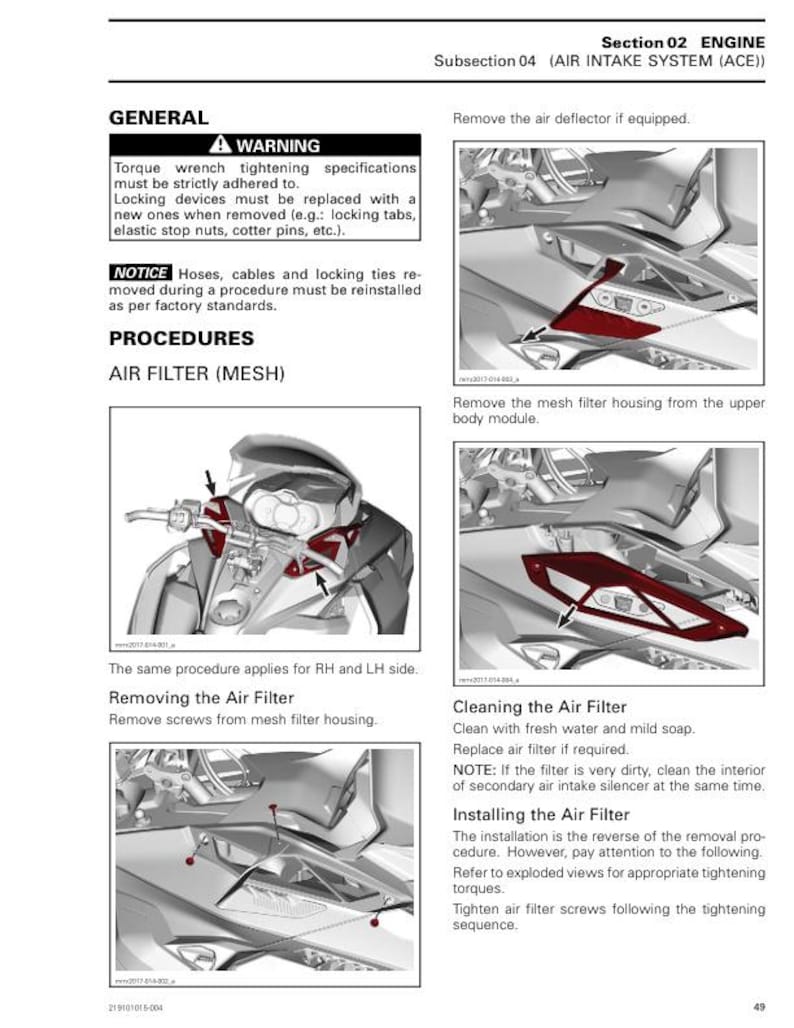 2022 Skidoo Expedition 600 850 900 Service Manual service manual preview page 7