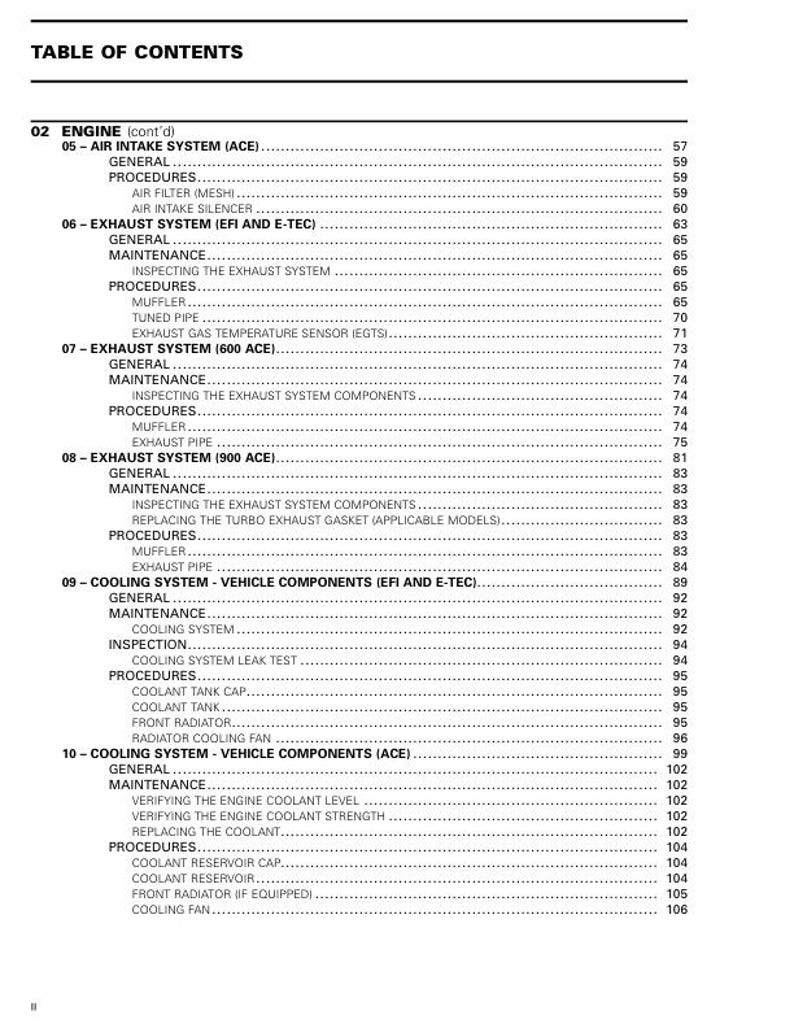 2022 Skidoo Skandic 600 900 Service Manual service manual preview page 4