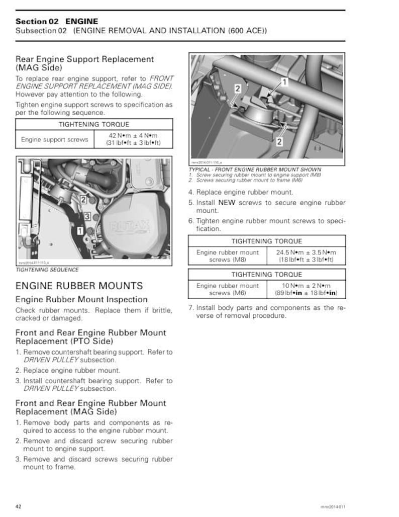 2022 Skidoo Skandic 600 900 Service Manual service manual preview page 7
