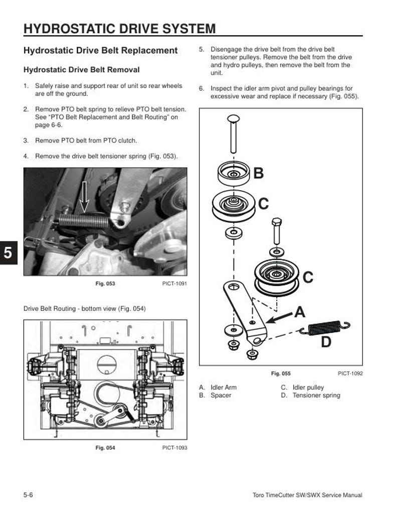 Toro SW SWX 3200 4200 5000 Tractor Service Manual service manual preview page 7