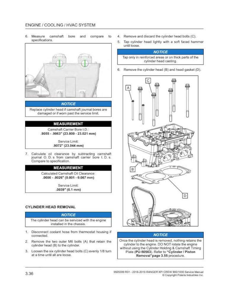 Polaris Ranger 900 1000 XP Crew Service Manual service manual preview page 5